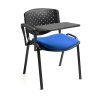 Silla con pala para aulas 45P con asiento tapizado y pala abatible. Ideal para academias, universidades y centros de formación. Uso intensivo y gran confort.