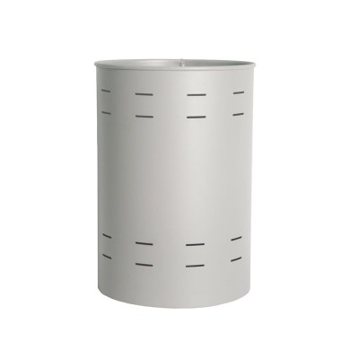 Papelera metalica perforada
