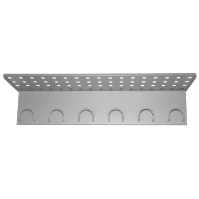 Perchero de pared con repisa