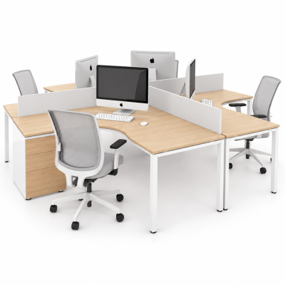 Mesa para oficina en isla