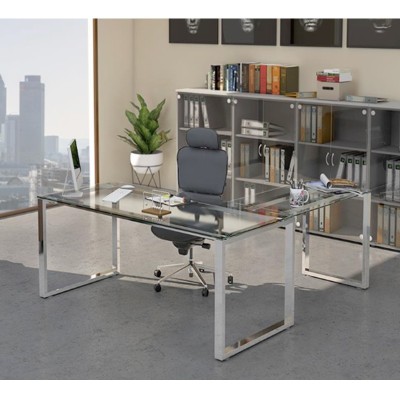 Mesa para Oficina en Cristal