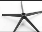 Base Star D69 de poliamida negra