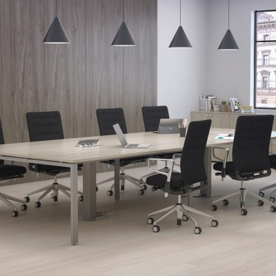 mesa de reuniones grande para sala de juntas oficina
