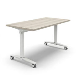 Mesa abatible para aulas MOBIX con ruedas