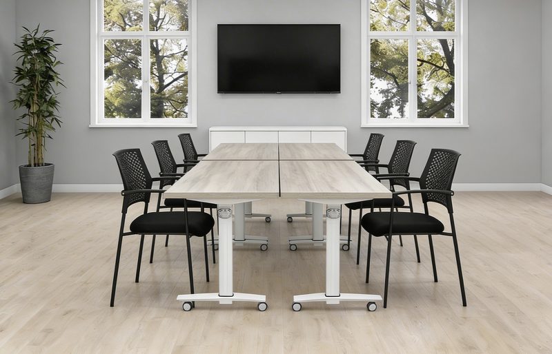 Mesa abatible para reuniones