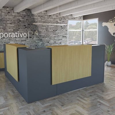 Mostrador para recepción