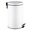 Cubo de pedal 96 de SIE, blanco, 5 litros