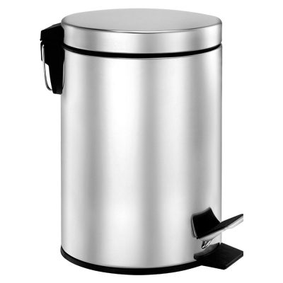 Cubo de pedal 97-I de SIE en acero inoxidable, 12 litros