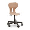 Silla escolar Lia Mini Lift de Mirplay en terracota claro, giratoria con ruedas