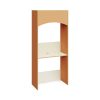 Cubículo de estudio KROK Mirplay en Light Terracotta con escritorio Maple White