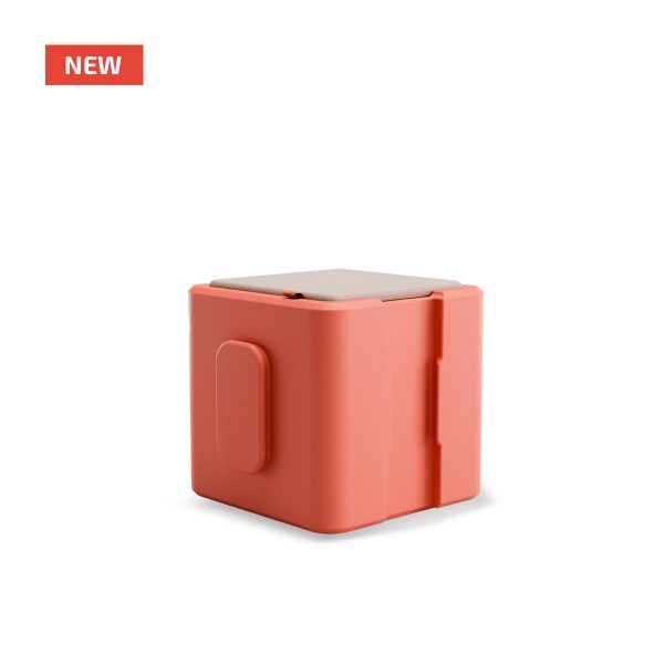 Asiento escolar modular PIE de Mirplay en acabado Coral Rose