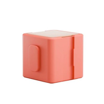 Asiento modular PIE Coral Rose con sobre de madera de Mirplay
