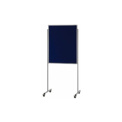 Panel tapizado F6 con marco de aluminio, soportes y ruedas