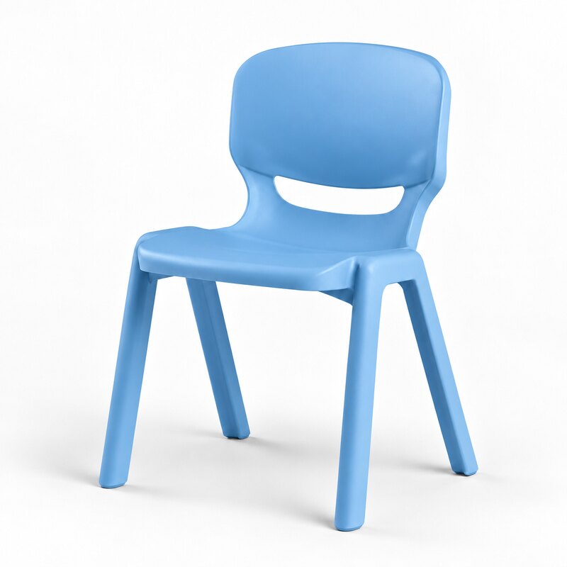 Silla escolar ERGOS ONE de Nautilus en color azul cielo, vista de tres cuartos